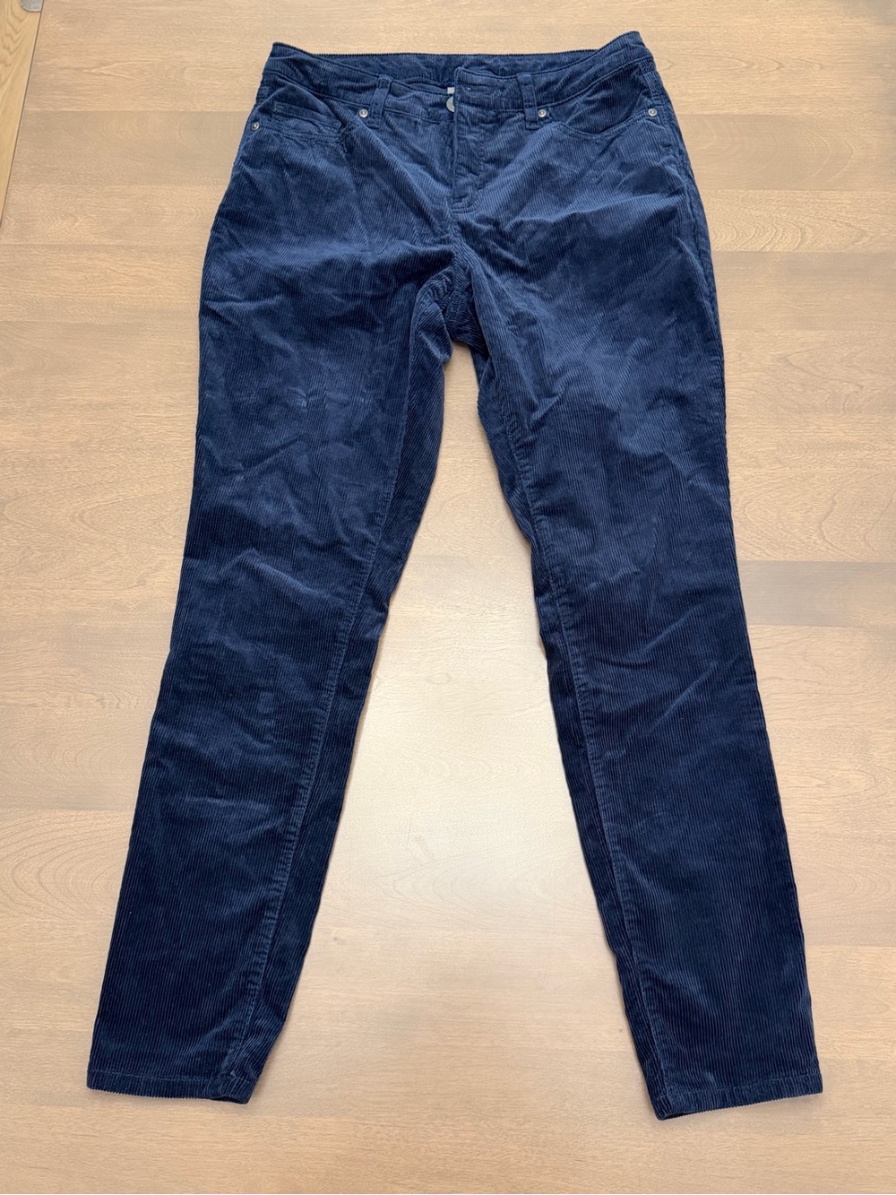 Style & Co Navy Blue Corduroy Pants Size 6